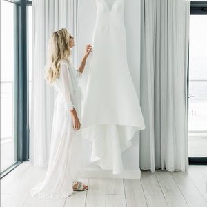 Le Rose Bridal Robe - Iris - Wedding Bridal Robe